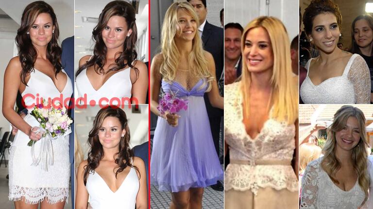 Las famosas que se atrevieron a pasar por el Registro Civil con un sensual escote (Fotos: Ciudad.com y Web)