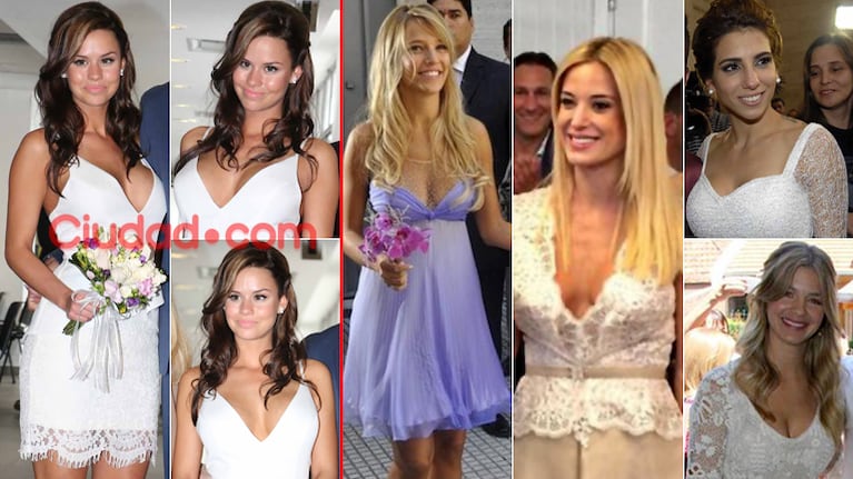 Las famosas que se atrevieron a pasar por el Registro Civil con un sensual escote (Fotos: Ciudad.com y Web)