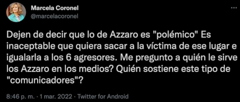 Las figuras repudiaron a Flavio Azzaro por su opinión sobre la violación grupal a una joven: "Vergüenza"