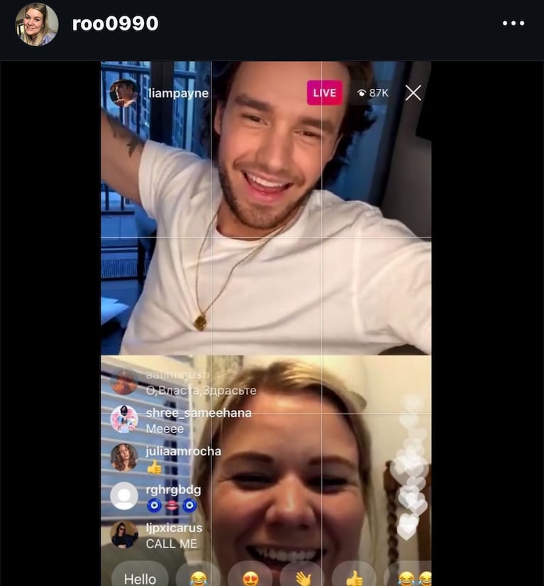 Las foto de Liam Payne con su hermana Ruth Gibbins (Imagen: Instagram de Ruth Gibbins)