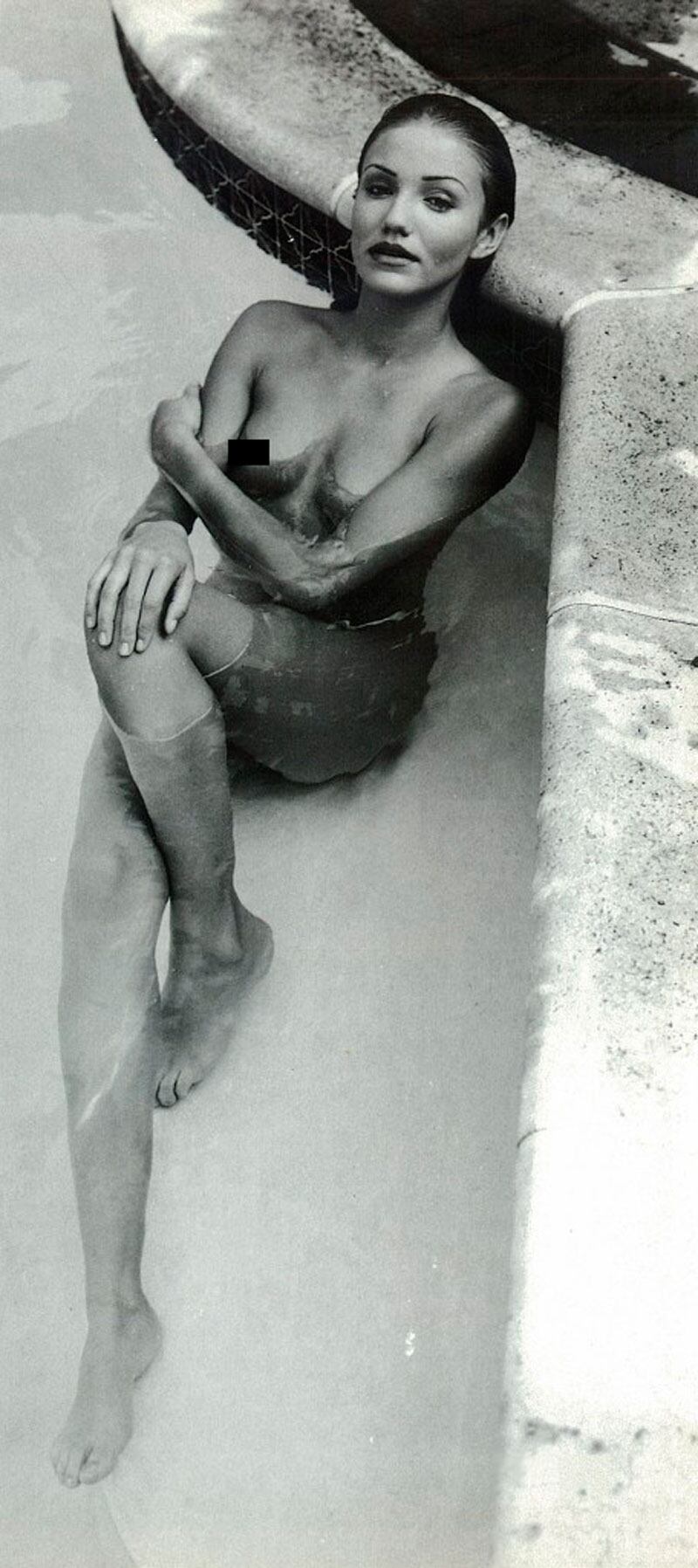 Las fotos al desnudo de Cameron Diaz. Foto: Web