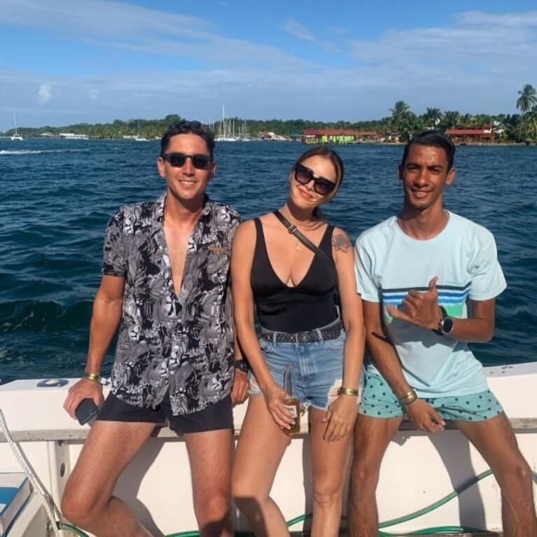 Las fotos cómplices de Silvina Luna y el ex de Floppy Tesouro en Panamá, tras los rumores de romance