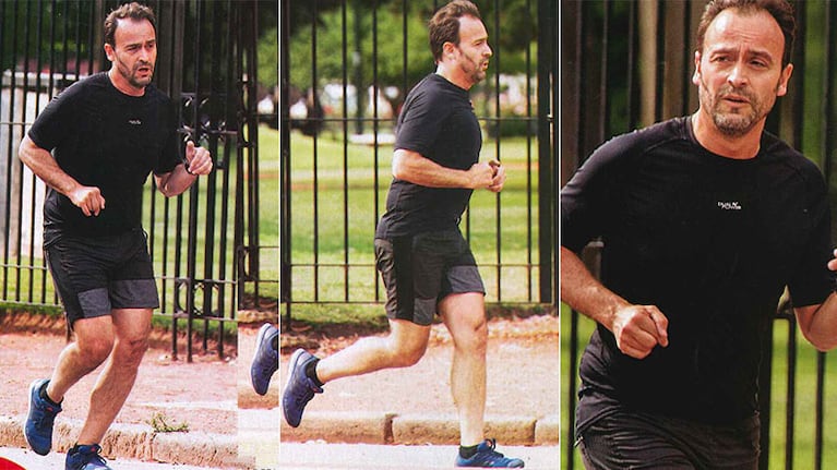 Las fotos de Adrián Pallares corriendo en los Bosques de Palermo