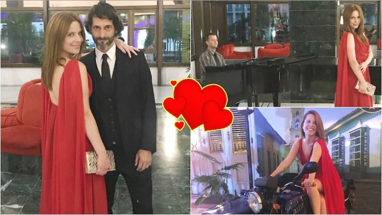 Las fotos de Agustina Kämpfer y su novio Carlos Gianella en un evento de gala en Cuba (Fotos: Instagram)