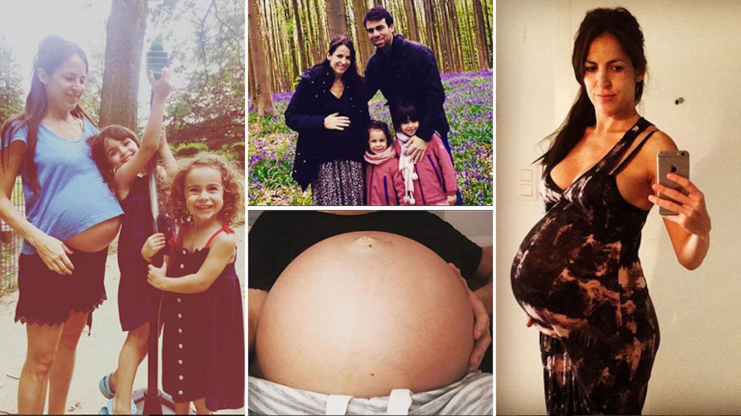 Las fotos de Agustina Lecouna, embarazada de su tercera hija. Foto: Instagram