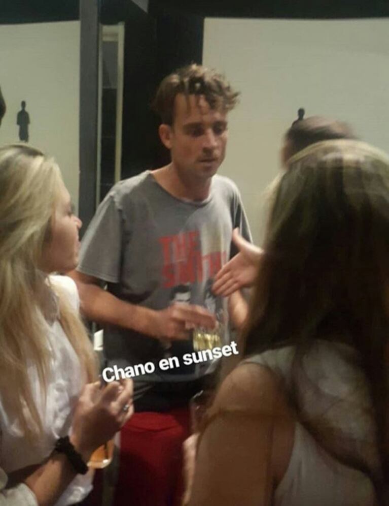 Las fotos de Chano Moreno Charpentier en un boliche antes de ser internado 