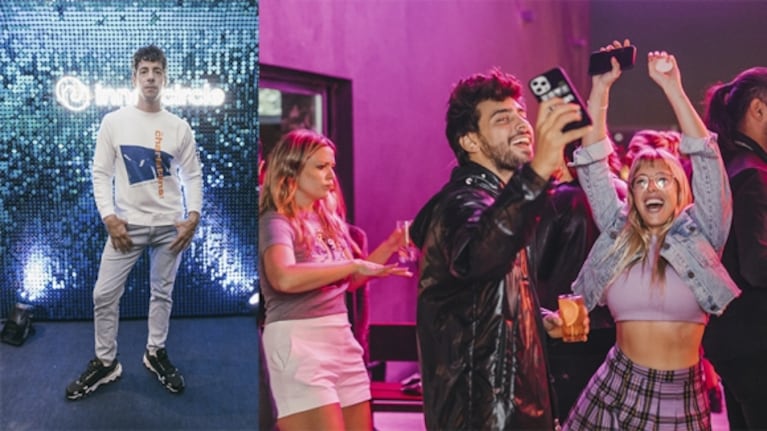 Las fotos de Esteban Lamothe, Pía Slapka y Lizardo Ponce en una fiesta en Palermo 