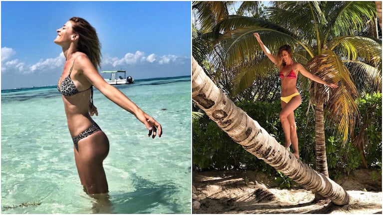 Las fotos de Eugenia Tobal de vacaciones en Isla Mujeres: Vive que el tiempo pasa y no se detiene