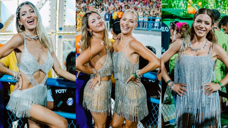 Las fotos de Eva Anderson, Cande Ruggeri, Pía Slapka y Stephanie Demner en el carnaval de Rio de Janeiro
