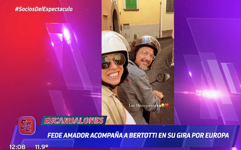 Las fotos de Florencia Bertotti y Federico Amador muy enamorados recorriendo Europa: “Luna de miel”