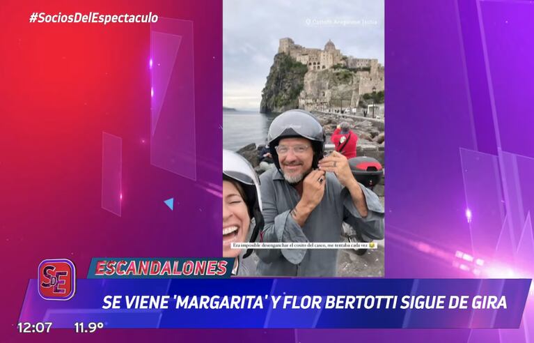 Las fotos de Florencia Bertotti y Federico Amador muy enamorados recorriendo Europa: “Luna de miel”