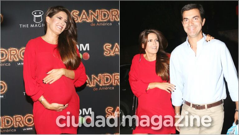 Las fotos de Isabel Macedo y Urtubey en la presentación de la serie Sandro de América (Fotos: Movilpress)