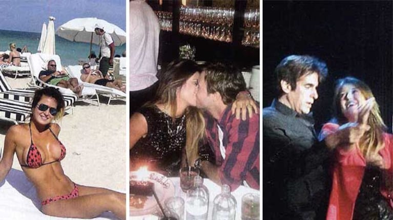 Las fotos de Jésica Cirio y su novio. (Foto: revista Gente)