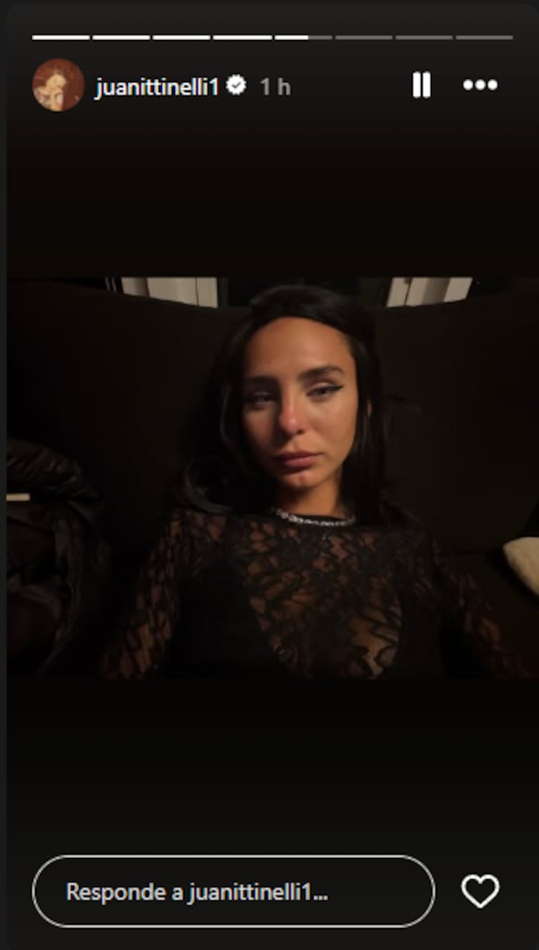 Las fotos de Juana Tinelli que generaron preocupación.