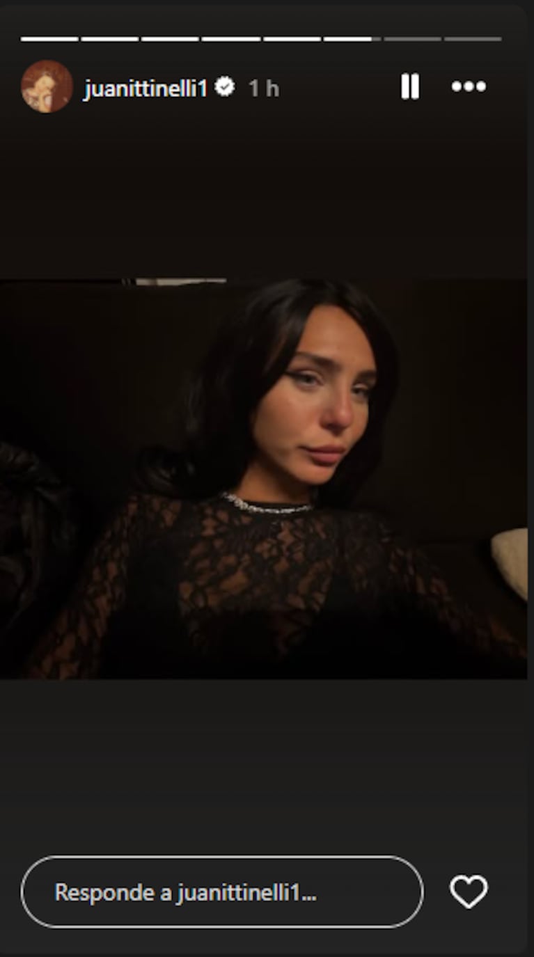 Las fotos de Juana Tinelli que generaron preocupación.