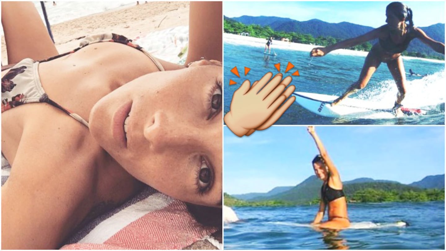Las fotos de Juana Viale en sus vacaciones en Brasil (Fotos: Instagram)