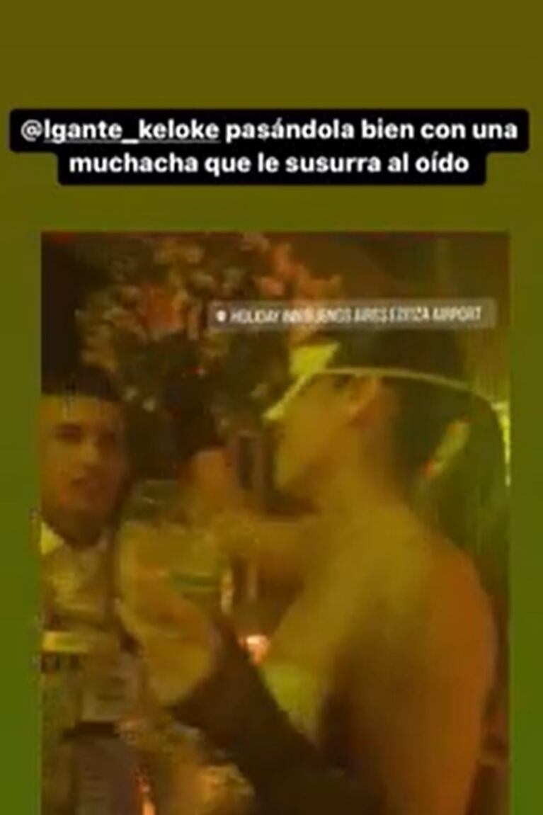 Las fotos de L-Gante en un hotel con una morocha: antifaces y mucha complicidad en una fiesta
