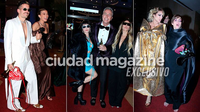 Las fotos de la divertida salida de los famosos de los Martín Fierro