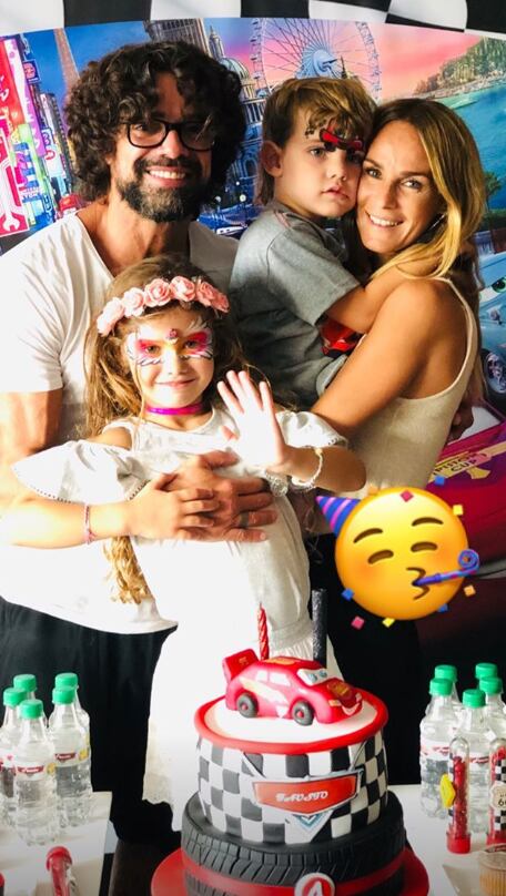 Las fotos de la fiesta de cumpleaños de Fausto, el hijo de Luciano Castro y Sabrina Rojas