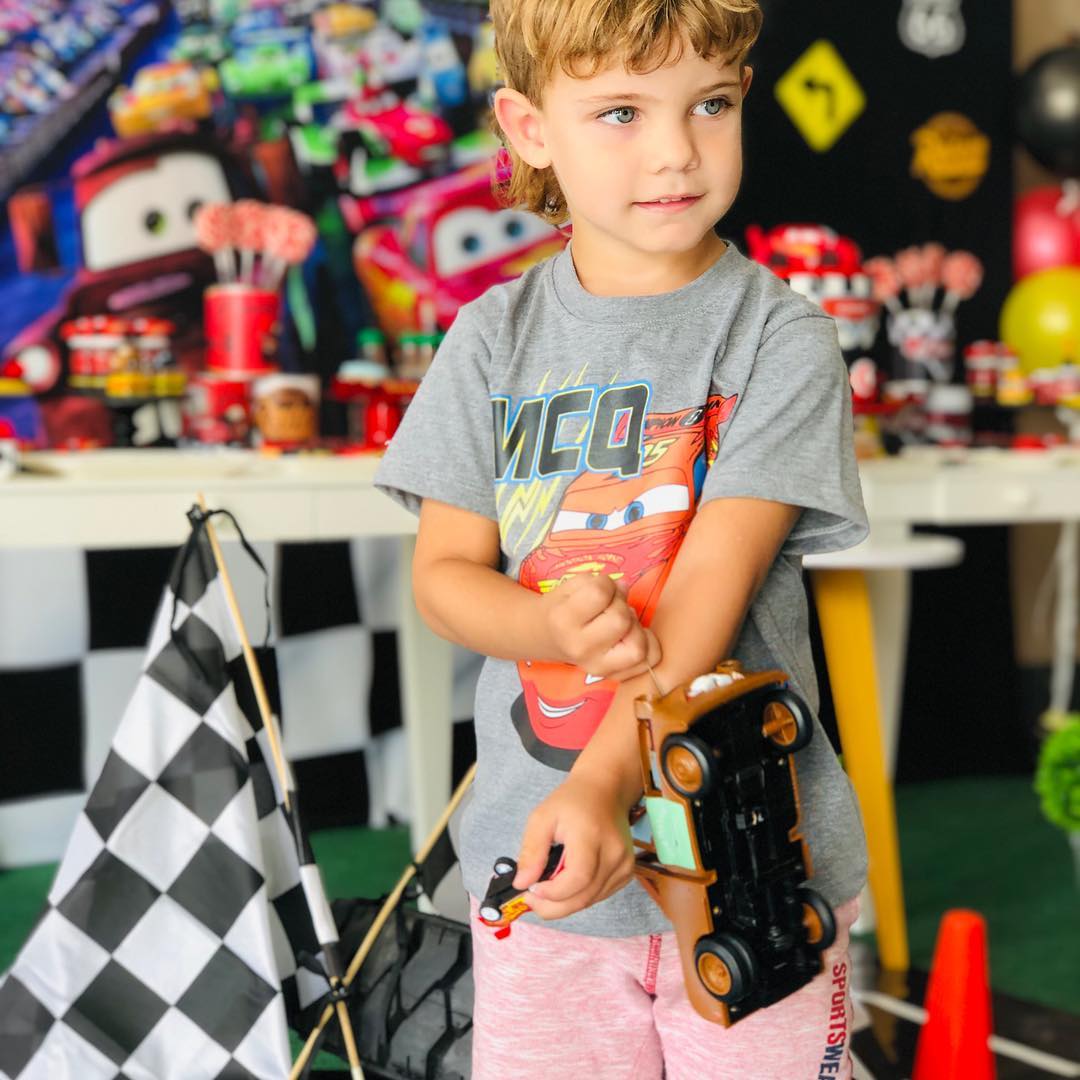Las fotos de la fiesta de cumpleaños de Fausto, el hijo de Luciano Castro y Sabrina Rojas