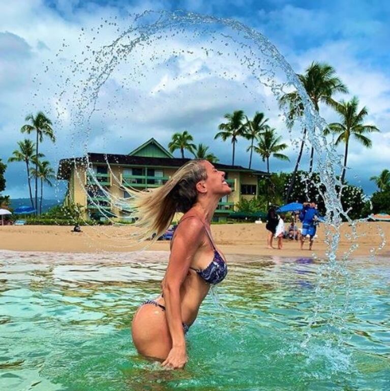 Las fotos de la paradisíaca luna de miel de Virginia Gallardo y Martín Rojas en Hawaii