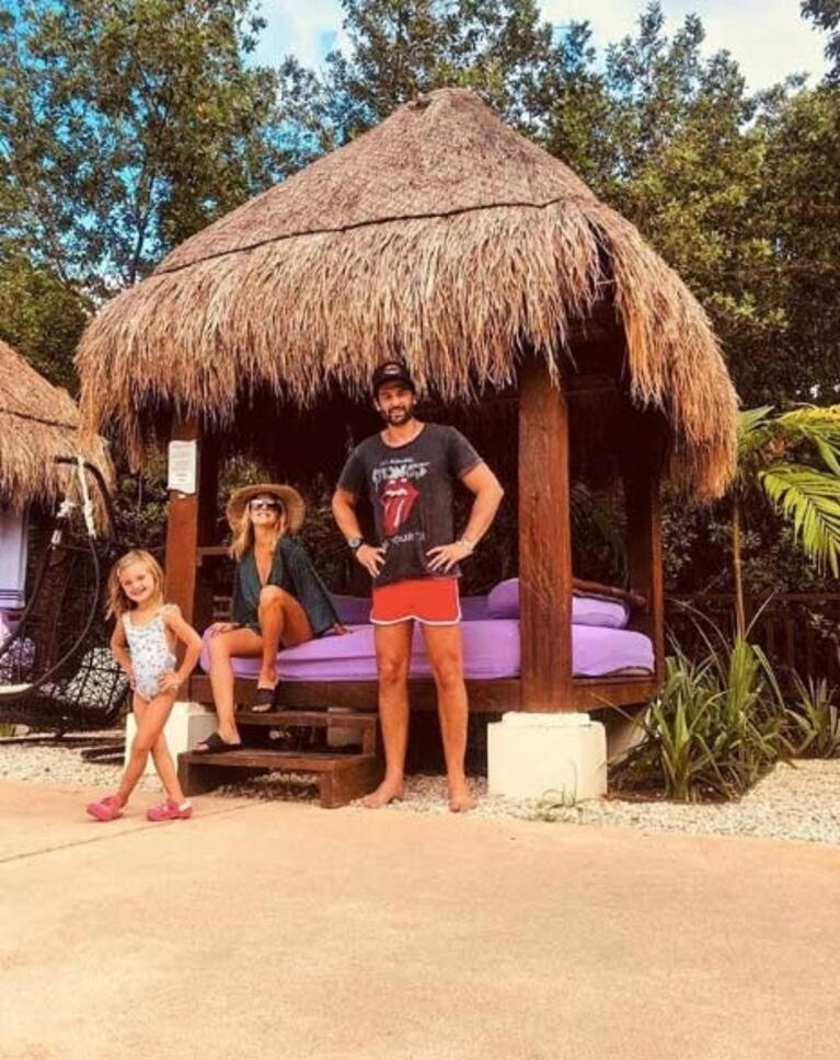 Las fotos de las paradisíacas vacaciones familiares de Mery del Cerro en Playa del Carmen