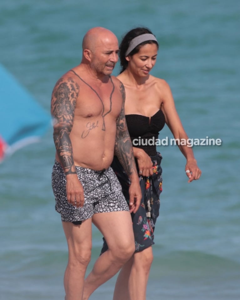 Las fotos de las románticas vacaciones de Jorge Sampaoli y su mujer, Paula Valenzuela, en Miami