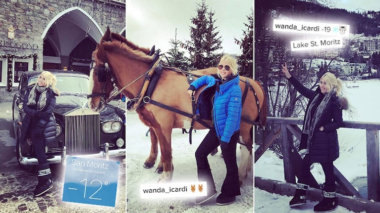 Las fotos de las vacaciones "bajo cero" de la botinera, tras pasar por Marbella y Milán. (Foto: Instagram)