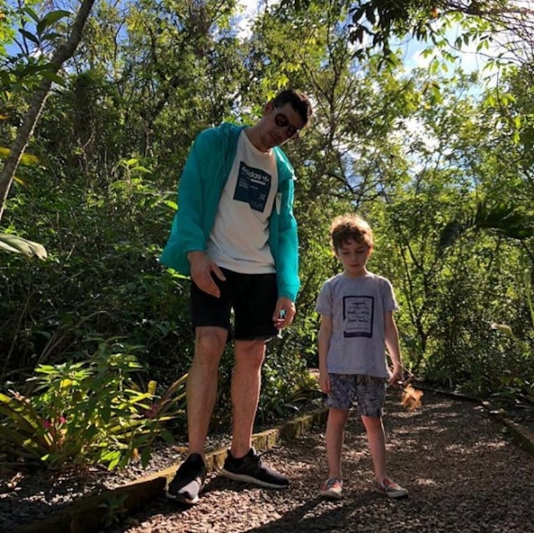 Las fotos de las vacaciones de Esteban Lamothe con su novia, Katia Szechtman en las Cataratas del Iguazú