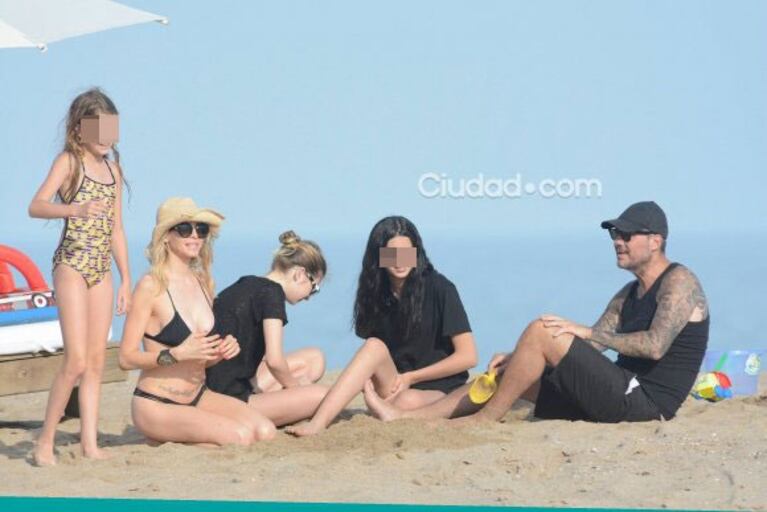 Las fotos de las vacaciones de Marcelo Tinelli y Guillermina Valdés en familia