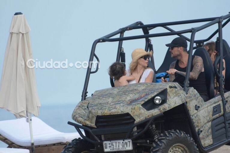 Las fotos de las vacaciones de Marcelo Tinelli y Guillermina Valdés en familia