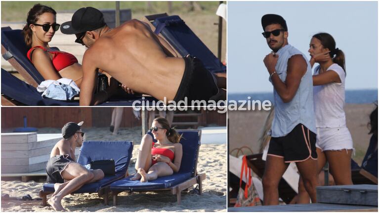 Las fotos de las vacaciones de Nai Awada con su novio en Punta de Este