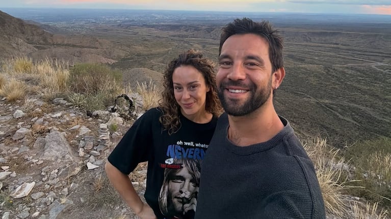 Las fotos de las vacaciones en Mendoza de Fio Giménez y Cachete Sierra | Créditos: Instagram @cachetesierra