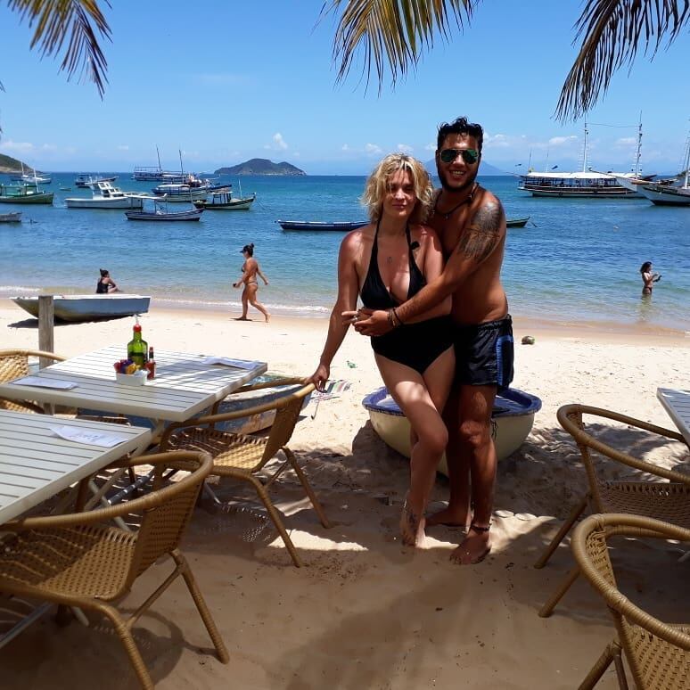 Las fotos de Leticia Brédice, enamorada con Federico Parrilla, su novio, en Buzios. Foto: Instagram