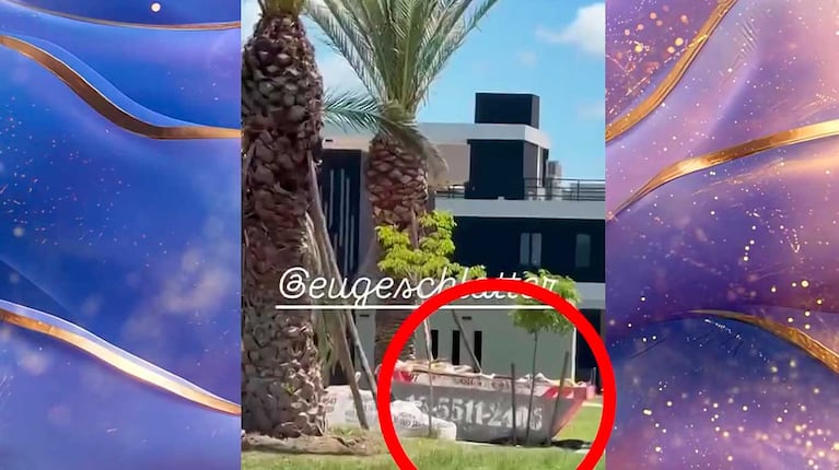 Las fotos de los alrededores de la casa de Wanda Nara (Foto: captura América TV)