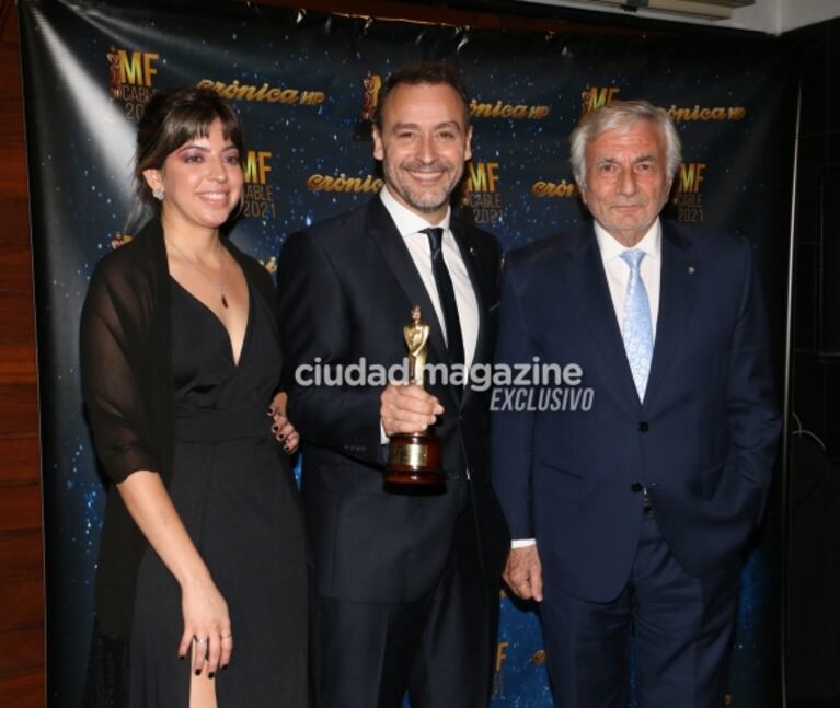Las fotos de los festejos de los ganadores de los premios Martín Fierro de Cable por dentro: alegría y emoción en el back de la fiesta