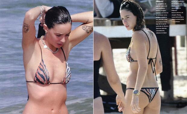 Las fotos de Lucía Celasco de vacaciones en Punta del Este: belleza y relax. (Foto: revista Gente)