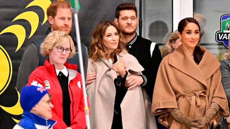 Las fotos de Luisana Lopilato y Michael Bublé con Harry y Meghan, los duques de Sussex