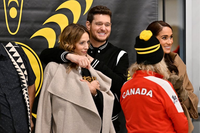 Las fotos de Luisana Lopilato y Michael Bublé con Harry y Meghan, los duques de Sussex