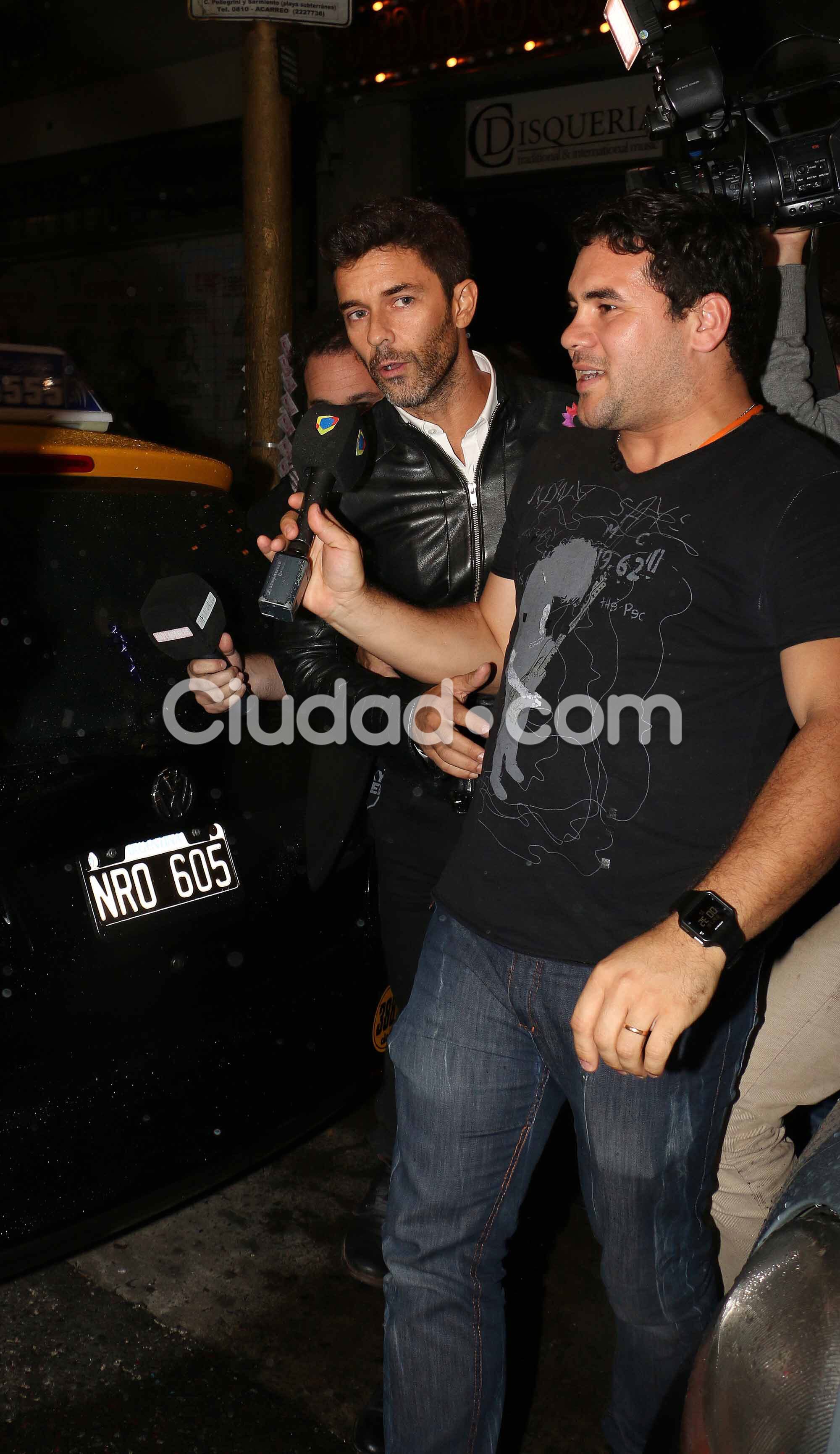 Las fotos de Mariano Martínez en la noche porteña: su primer evento sin Lali. (Foto: Movilpress)