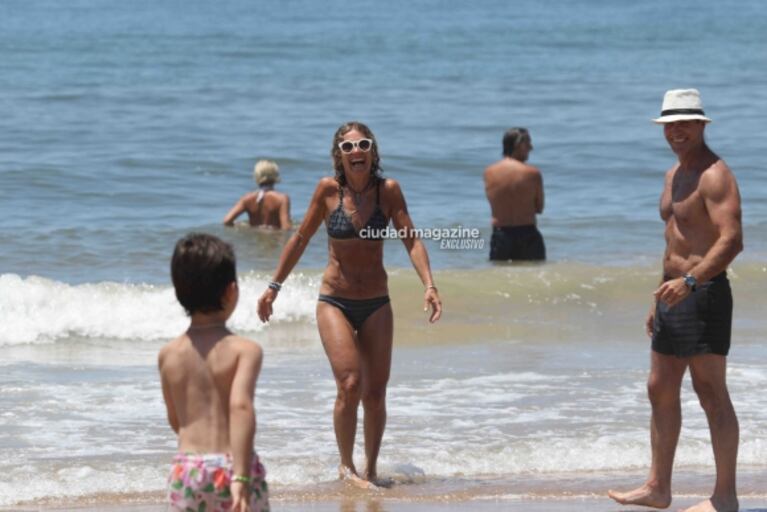 Las fotos de Maru Botana junto a su esposo y sus hijos en la playa: risas y mucho amor en Punta del Este