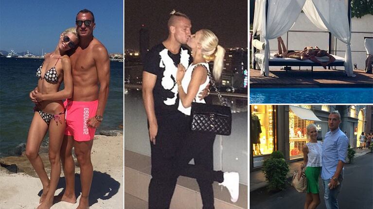 Las fotos de Maxi López y Daniela Christiansson, su bella novia sueca: amor afianzado y nuevo hogar