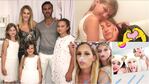 Las fotos de Mica Viciconte, a puro mimo con las hijas de Fabián Cubero (Fotos: Instagram y Capturas de Instagram Stories)