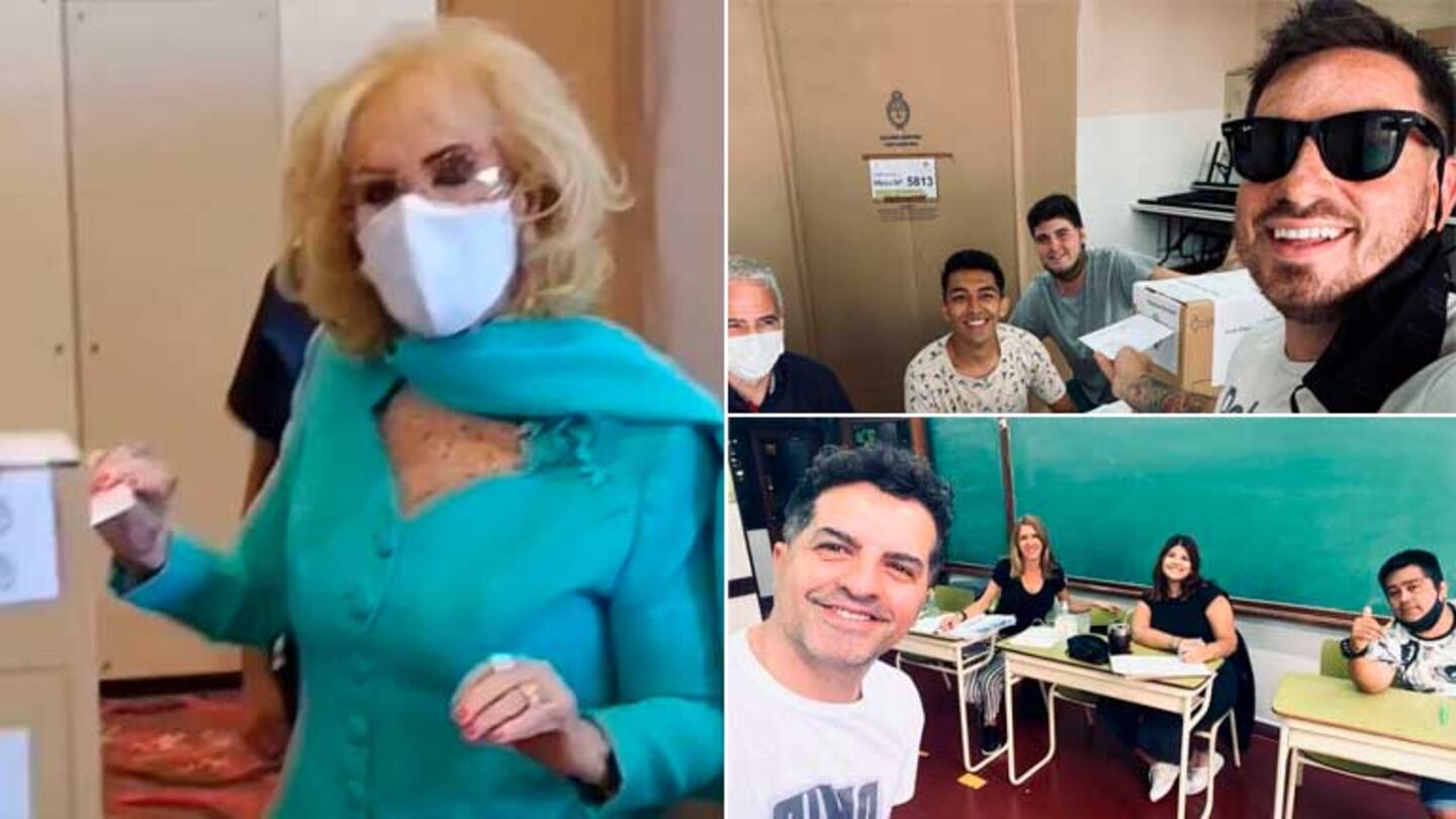 Las fotos de Mirtha Legrand, Ángel de Brito, Fede Bal y otros famosos votando en las elecciones legislativas: look casual y compromiso cívico Mirtha Legrand, Ángel de Brito, Fede Bal y muchos famosos votaron en las legislativas