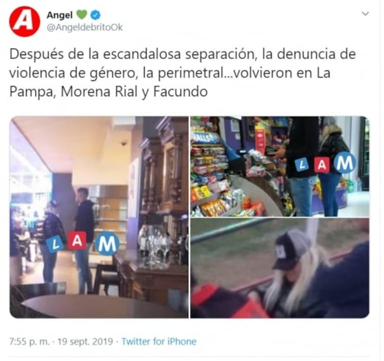 Las fotos de Morena Rial y Facundo Ambrosioni juntos en La Pampa... ¿que confirman la reconciliación?
