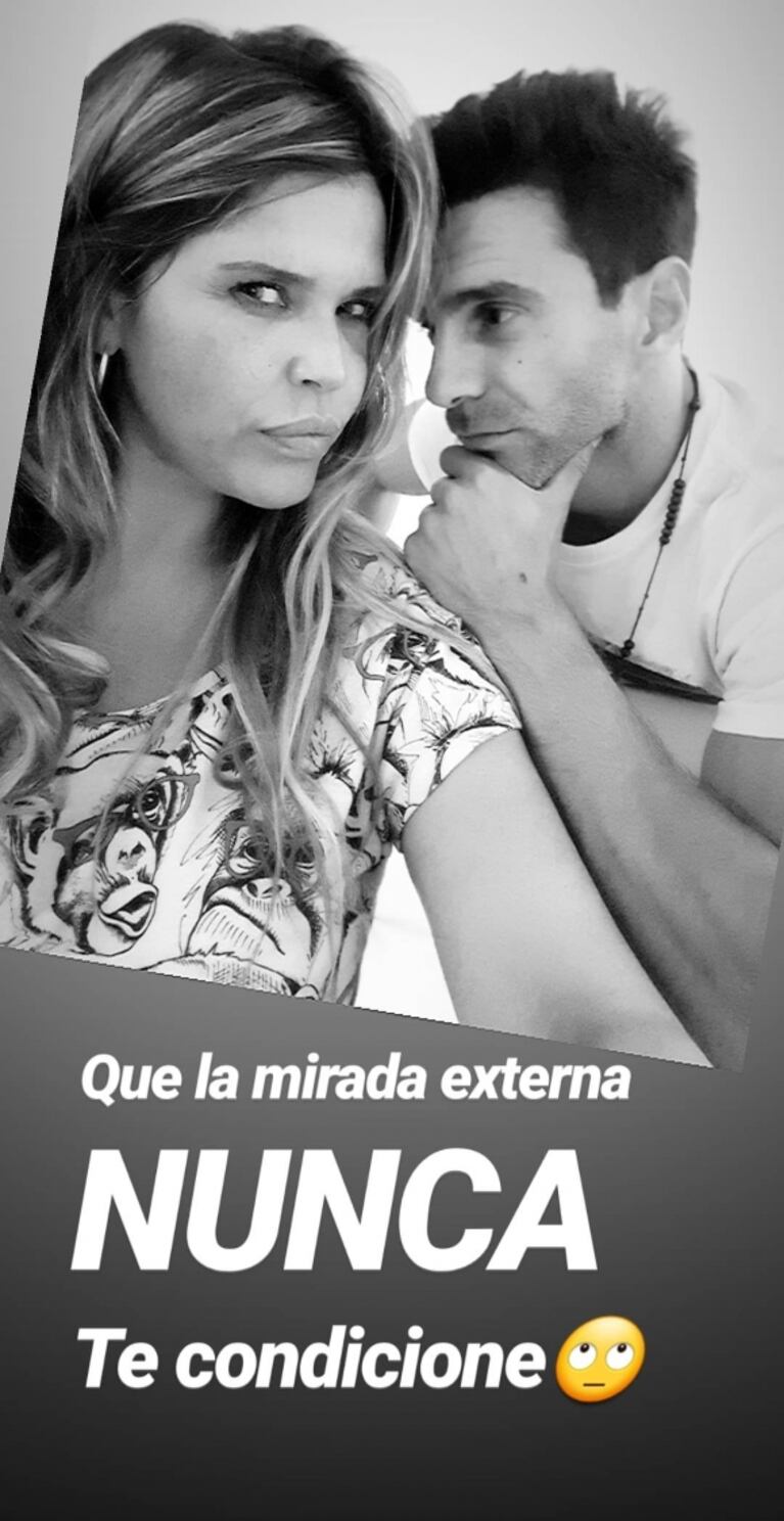 Las fotos de Nazarena Vélez y Santiago Caamaño en el Día de los Enamorados, con una sentida reflexión: "Soltar el pasado, vivir el presente"