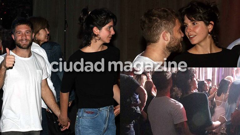 Las fotos de Nicolás Riera y su nueva novia perfil bajo en el estreno de Sex: ¡abrazos, manitos y mucho mimo! (Foto: Movilpress)