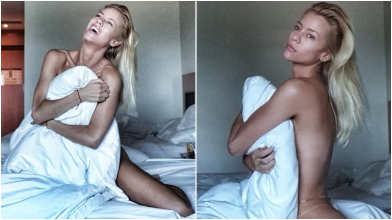 Las fotos de Nicole Neumann al desnudo con un profundo mensaje (Fotos: Instagram)