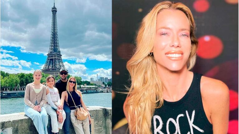 Las fotos de Nicole Neumann con sus hijas y Manu Urcera de paseo por Francia.