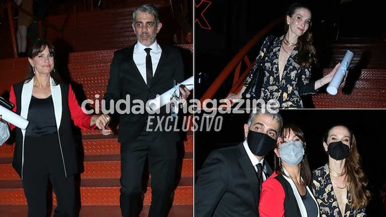 Las fotos de Pablo Echarri, Nancy Duplaa y Natalia Oreiro juntos: el esperado encuentro a pura buena onda en los Premios Konex